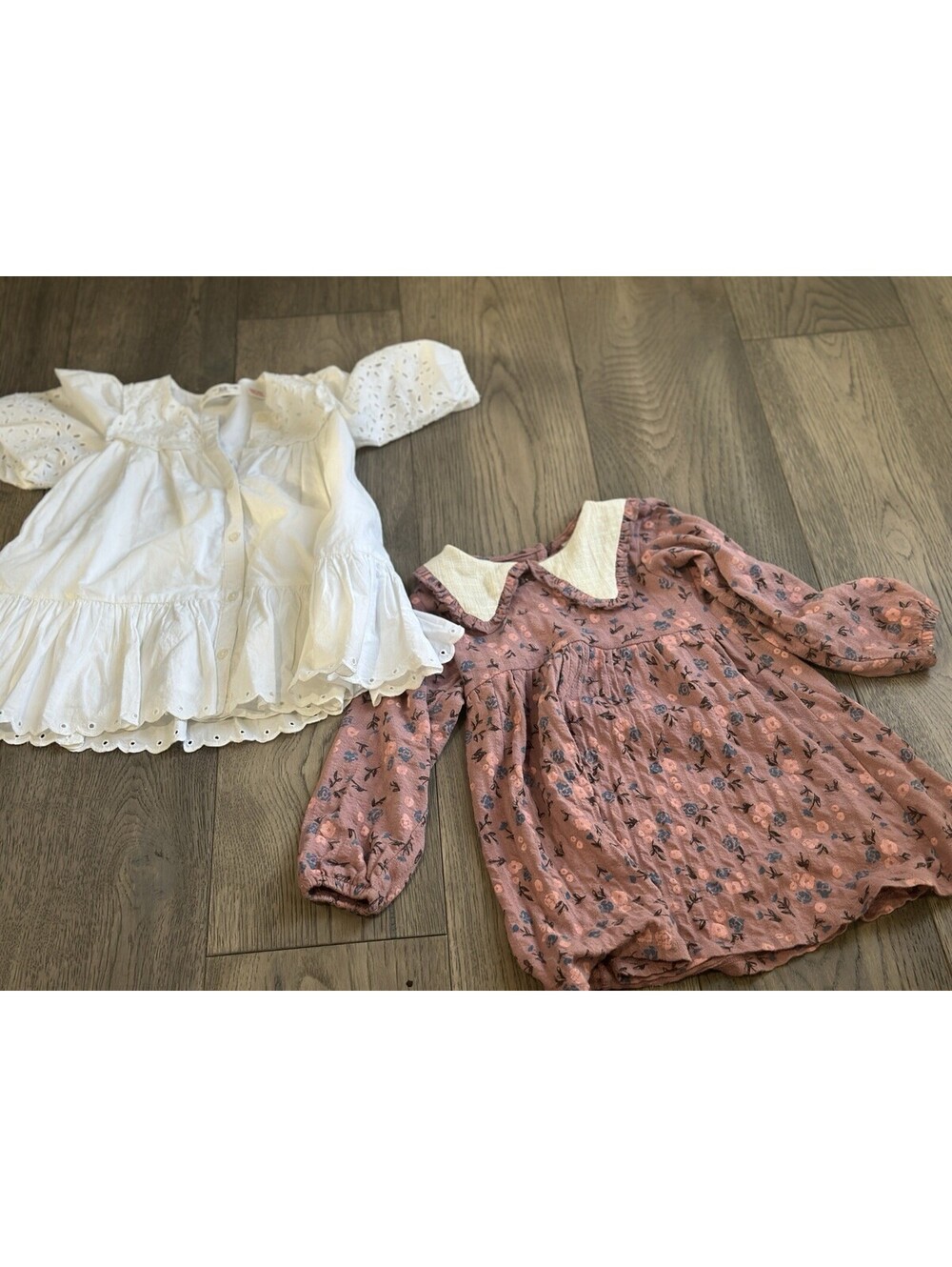 Two Zara Dresses 18-24 Months and 2-3T, Bohemian and Floral, Bundle EUC